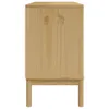 vidaXL Kredens FLORO wosk brązowy 114x43x74 cm lite drewno Podgląd zdjęcia produktu 6
