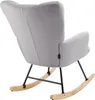 tectake® Houpací křeslo Torve 68 x 96 x 97 cm, nosnost 120 Náhled obrázku produktu 4