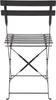 Bolero Klappbare Terrassenstühle Stahl, Schwarz (2 Stück) Produktbild-Vorschau 3