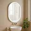 CLP Badspiegel Karishma 70x50 cm Anti-Beschlag Produktbild-Vorschau 3