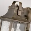 Außenleuchte Wand Aluminium Glas 34,9 cm hoch IP44 in Produktbild-Vorschau 2