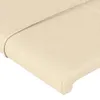 The Living Store LED Kopfteil Creme 93x16x118/128 cm Stoff Produktbild-Vorschau 5