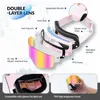 Qunature Lunettes de ski sans cadre SNOWBOARDBRILLE UV400 Voir les images du produit 2