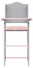 Olivia’s Little World Puppen-Hochstuhl Prinzessin, grau mit Produktbild-Vorschau 1
