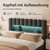 INONEFT Polsterbett 180x200cm mit LED und USB Typ-C, Produktbild-Vorschau 7