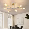 ZMH Plafondlamp Wit, 6 lichtpunten, vintage, woonkamerlamp, Productafbeelding-voorbeeld 8