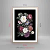 Gerahmtes Poster - Rahmen in heller Eiche - Blumen Produktbild-Vorschau 5