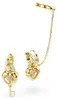 Swarovski Ohrringe Damen Idyllia Herz Schlüssel Rosa Produktbild-Vorschau 3