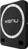 A black Kenu Stance+ phone stand with a white circular design and the Kenu logo. Produktbild-Vorschau