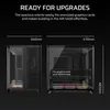 CORSAIR Geh Midi AIR 5400 LX-R LINK Tempered Glass Black Voir les images du produit 6
