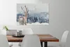 MuchoWow® - Leinwandbilder - Winter - Hirsche - Tiere, Produktbild-Vorschau 4