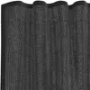 vidaXL Tende in voile con tasche per aste 2 pezzi nero Anteprima dell’immagine prodotto 5