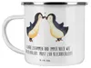 Mr. & Mrs. Panda Teetasse 8. Hochzeitstag Blechhochzeit - Produktbild-Vorschau 1