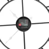 RUHHY 11434 Retro-Wanduhr mit römischen Ziffern schwarz Produktbild-Vorschau 12