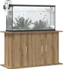 An aquarium with fish and plants on top of a wooden cabinet. Náhled obrázku produktu