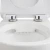BELVIT WC sospeso senza bordo, bianco lucido, forma a D e Anteprima dell’immagine prodotto 4
