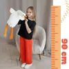 Coussin en peluche d'oie, doudou, ours en peluche, doux, Voir les images du produit 6