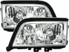 SCHEINWERFER SET in KLARGLAS CHROM für MERCEDES W202 Produktbild-Vorschau 1