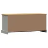 vidaXL Schuhbank VIGO Grau 106x35x45 cm Massivholz Kiefer - Produktbild-Vorschau 8