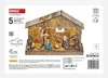 LED vánoční betlém dřevěný, 19 cm, 3x AA, vnitřní, teplá bílá, časovač Produktbild-Vorschau