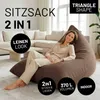 Pouf LUMALAND Triangle 370 L - fauteuil bean bag Voir les images du produit 5