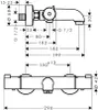 Hansgrohe Ecostat, lavabo, cromo Vista previa de la imagen del producto 12