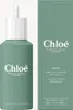 A product shot of a green perfume bottle and its packaging. Anteprima dell’immagine prodotto