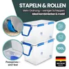 Kreher® Aufbewahrungsbox 100 L mit Deckel - wasserdicht & Produktbild-Vorschau 3
