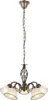 Globo Lighting Luster Metall altmessing, Glas satiniert, Produktbild-Vorschau 1
