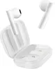 A pair of white wireless earbuds and their charging case are displayed against a white background. Anteprima dell’immagine prodotto