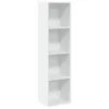 vidaXL Bücherregal Weiß 40x30x152 cm Holzwerkstoff Produktbild-Vorschau 1