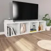 vidaXL Bibliothèque/armoire TV blanc 36×30×143 cm Bois Voir les images du produit 6