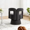 okwish Fauteuil pivotant à 360°, fauteuil cocon avec Voir les images du produit 5