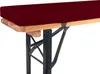 TexDeko Bierbankauflage 220x25x4cm mit Reißverschluss Produktbild-Vorschau 1