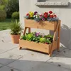 Jardinière verticale Relaxdays, 2 bacs à plantes, H x l x P Voir les images du produit 5