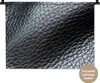 MuchoWow® Wandteppich Wandbehang Leder - Textur - Schwarz - Produktbild-Vorschau 1