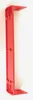 A red plastic bracket on a white background. Produktbild-Vorschau