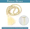 Vorhang Voile Weiß Boho mit Pompom Halbtransparent Vorhänge Produktbild-Vorschau 10