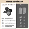 Schlaf-Ohrstöpsel Silikon Noise-Canceling, Anti-Lärm, Produktbild-Vorschau 7