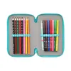 SCOOLSTAR Federmäppchen 3 Zip Eule Kindergarten Schule Produktbild-Vorschau 2