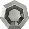Pflanzkübel Silber 100 x 100 x 80 cm Verzinkter Stahl Produktbild-Vorschau 6