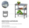 Stół do pracy w ogrodzie, stolik na rośliny, stolik Podgląd zdjęcia produktu 4