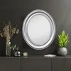 Romantischer Spiegel NERINA 60x50cm antik-silber oval Produktbild-Vorschau 1