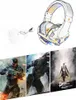 A collage featuring a sketch of headphones, and three game-related images. Produktbild-Vorschau