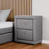 Homestyle4u Nachttisch 47x54x29 Schlafzimmer Nachtschrank Produktbild-Vorschau 12