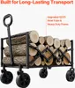 VEVOR ruční vozík 66x45x46 cm, 102 kg skládací přepravní Náhled obrázku produktu 6