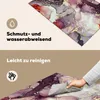 KitchenYeah© Herdabdeckplatte Marmor - Rot - Lila - Gold , Produktbild-Vorschau 2