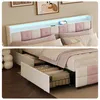 UnboxG Polsterbett 160×200 cm mit 4 Schubladen – Luxus Produktbild-Vorschau 11