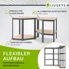 Juskys 3er Metall Regalsystem Easy - 1 Eckregal & 2 Produktbild-Vorschau 5
