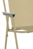ESTIA : Fauteuil de jardin pliable, chaise pliante, beige, Voir les images du produit 4